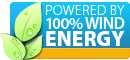 Green Powered web hosting badge